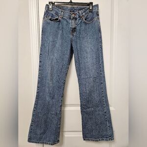 VTG Lucky Brand Dungarees Jeans Women’s 8/29 (28x28) Peanut Pant Low Rise Flare